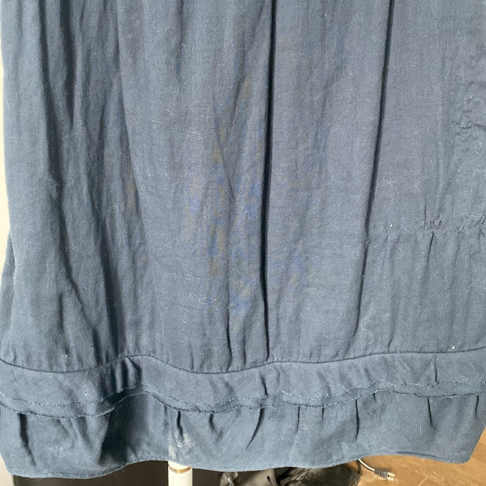 Marni navy blue cotton low cut dress with pockets size 38 - Picture 10 of 10